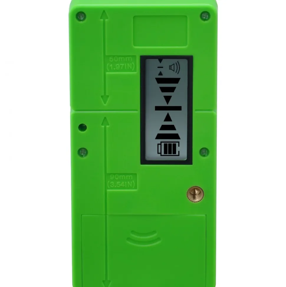 VEVOR Laser Receiver, 197 ft Working Range, Green Laser and Red Beam Detector for Pulsing Line Lasers, Customizable Speaker & Dual LCD Display & Built-In Bubble Level with Clamp for Laser Level Ebay美