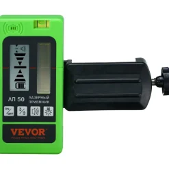 VEVOR Laser Receiver, 197 ft Working Range, Green Laser and Red Beam Detector for Pulsing Line Lasers, Customizable Speaker & Dual LCD Display & Built-In Bubble Level with Clamp for Laser Level Ebay美
