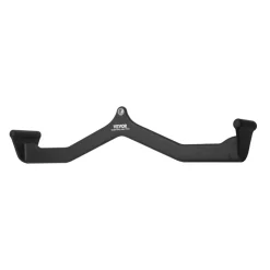 VEVOR LAT Pulldown Attachment, Cable Machine Rowing V-bar Attachment, Tricep Pull Down Bar, Back Strength Training Rubber Coated Handle Grip, Bicep Curl Tricep Lat Pulldown Bar for Home Gym Fitness