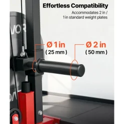 VEVOR LAT Pull Down Machine, 3-in-1 Row Cable Machine, Cable Machines Home Gym with 3-Level Adjustable Seat, 4-Level Adjustable Foam Roller, Load 400 lbs Lat Tower for Back, Chest, Tricep, Black