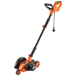 VEVOR Lawn Edger, 8-inch Blade Length, 12 Amp Electric Edger Lawn Tool, 4000 RPM, with 3-Position Blade Depth, 65 Mn, Pivoting Handle, Dual Wheels, for Lawns, Driveways, Yards, and Sidewalk Edges