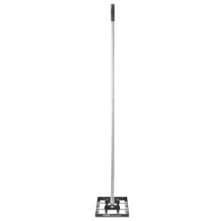 VEVOR Lawn Leveling Rake, Lawn Leveler with 78 in Handle, 17x10 in Ground Plate, Rust-Resistant Carbon Steel Soil Leveler, 5 Heights Adjustable, Effort Saving Lawn Leveling Tool for Yard Golf Court