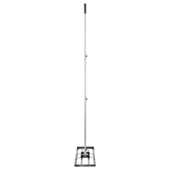 VEVOR Lawn Leveling Rake, Lawn Leveler with 83.9 in Handle, 30x10 in Ground Plate, Rust-Resistant Carbon Steel Soil Leveler, 3 Heights Adjustable, Effort Saving Lawn Leveling Tool for Yard Golf Court
