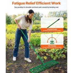 VEVOR Lawn Leveling Rake, 48