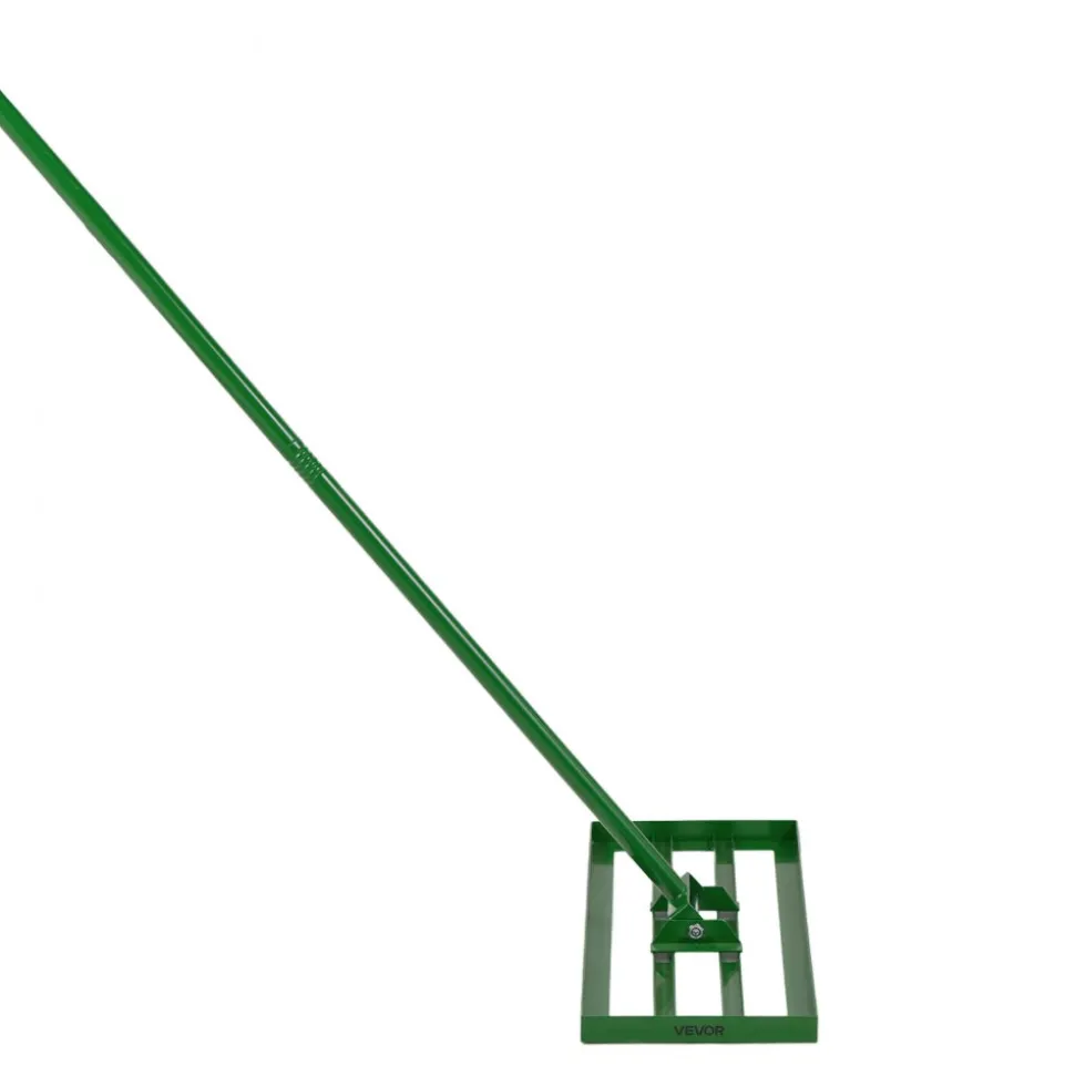 VEVOR Lawn Leveling Rake, 30"x10" Level Lawn Tool, Heavy-duty Lawn Leveler with 78" Steel Extended Handle, Yard Leveling Rake Suit for Garden, Golf Lawn, Farm