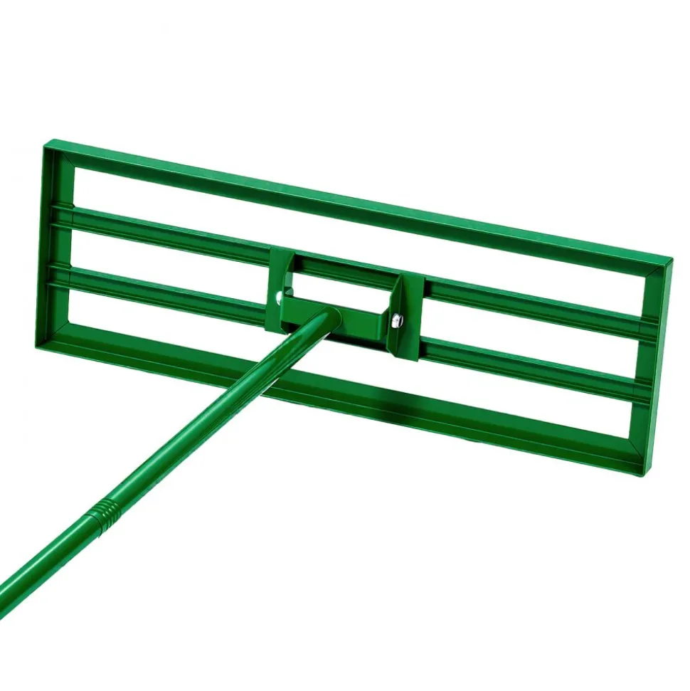 VEVOR Lawn Leveling Rake, 30"x10" Level Lawn Tool, Heavy-duty Lawn Leveler with 78" Steel Extended Handle, Yard Leveling Rake Suit for Garden, Golf Lawn, Farm