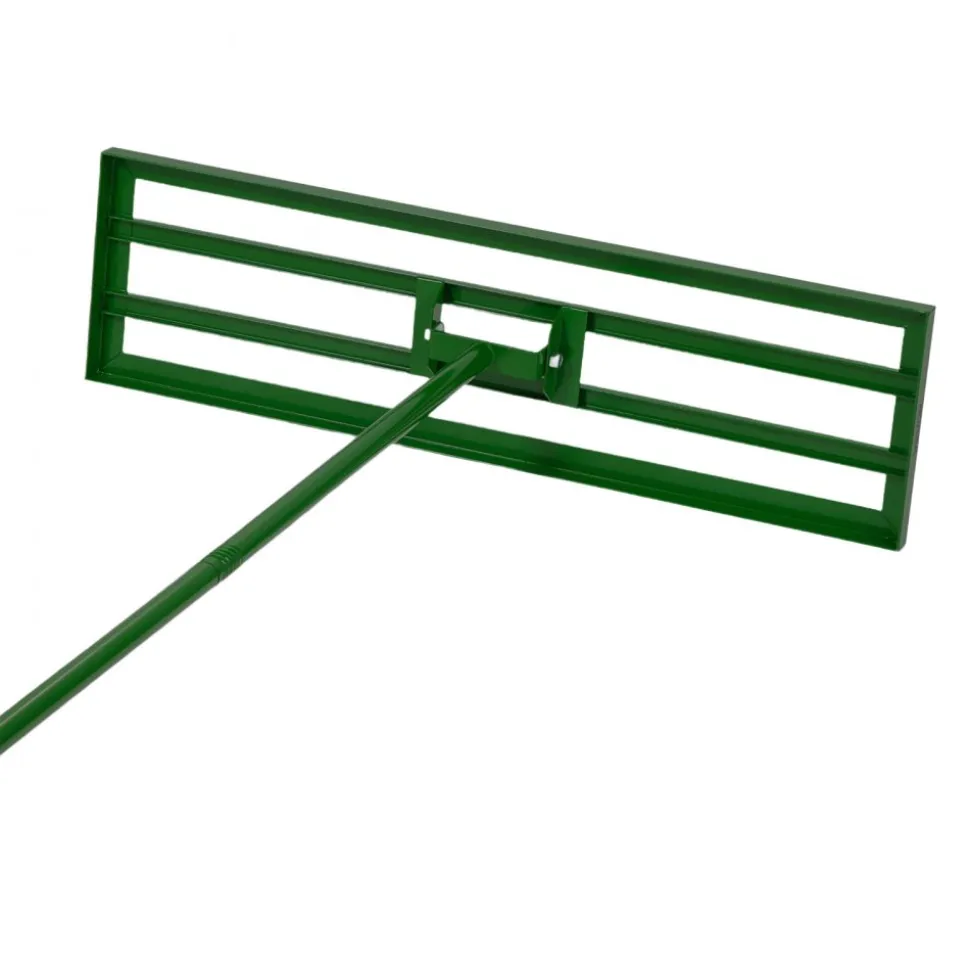 VEVOR Lawn Leveling Rake, 36"x10" Level Lawn Tool, Heavy-duty Lawn Leveler with 78" Steel Extended Handle, Yard Leveling Rake Suit for Garden, Golf Lawn, Farm