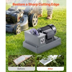 VEVOR Lawn Mower Blade Sharpener, 1/2HP Lawnmower Blades Grinder with 7