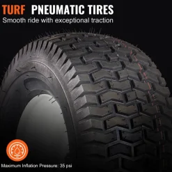 VEVOR Lawn Mower Tires with Rim, 16x6.5-8