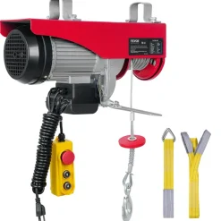 VEVOR 2200 lbs Attic Lift, 1600W 110V Electric Hoist with 14ft Wired Remote Control, 40ft Single Cable Lifting Height & High-quality Motor, for Garage Warehouse Factory