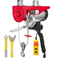 VEVOR 2200 lbs Attic Lift, 1600W 110V Electric Hoist with 14ft Wired Remote Control, 40ft Single Cable Lifting Height & High-quality Motor, for Garage Warehouse Factory
