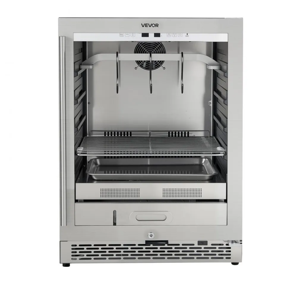 VEVOR 99 LBS Dry Aging Fridge for Steaks, Dry Ager Refrigerator for Meat with Precise Temperature & Humidity Control, Freestanding & Under Counter Beef Aging Machine for Home Kitchen Restaurant Hotel