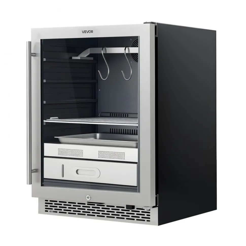 VEVOR 99 LBS Dry Aging Fridge for Steaks, Dry Ager Refrigerator for Meat with Precise Temperature & Humidity Control, Freestanding & Under Counter Beef Aging Machine for Home Kitchen Restaurant Hotel