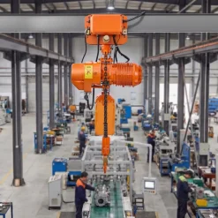 VEVOR 4400 lbs Electric Chain Hoist, 20 ft Lifting Height, Three-Phase Overhead Crane with 328 ft Wireless & 16 ft Wired Remote Control, Double G100 Chain Hoist for Factories, Warehouses, Garages