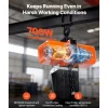 VEVOR 1100 lbs Electric Chain Hoist 15 FT Lifting Height, 120V Electric Hoist, Single Phase Overhead Crane with G100 Chain, 10 ft Wired Remote Control for Garage, Shop, Hotel, Home