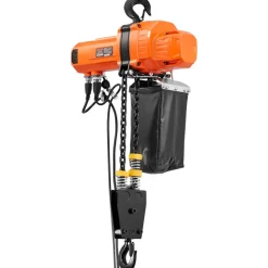 VEVOR 2200 lbs Electric Chain Hoist, 10 ft Lifting Height, 120V Single Phase Overhead Crane with 328 ft Wireless & 8 ft Wired Remote Control, Power Electric Hoist for Factories, Warehouses, Garages