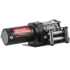 VEVOR 3000 lbs Electric Winch, 12V DC ATV/UTV Winch with Φ3/16 in x 39.4 ft Steel Wire Rope & Wired Remote Control, IP55 Waterproof, Aluminum Housing Fairlead Mount Plate for Towing ATV, Black