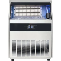VEVOR 360lbs/24H Commercial Ice Maker Machine, 88lbs Storage Capacity Ice Maker with Drain Pump, 160 Ice Cubes in 15 Minutes, LED Digital Display Freestanding Self-Cleaning for Bar Office Restaurant