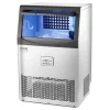 VEVOR 90lbs/24H Commercial Ice Maker Machine, 33lbs Storage Capacity Ice Maker with Drain Pump, 50 Ice Cubes in 15 Minutes, LED Digital Display Freestanding Self-Cleaning for Bar Office Restaurant