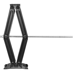 VEVOR 6500 lbs RV Scissor Jacks, 4-23.4 in RV Stabilizer Leveling Scissor Jacks, Set of 4, Heavy Duty Stabilizer Jack with Crank Handle, Socket and Bubble Levels, Not Easily Bent or Deformed