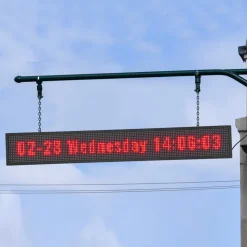 VEVOR LED Message Board, P10 Full Color Scrolling Display, Customizable Text and Animation via WIFI or USB, Ideal for Retail, Parties, and Bars, 52