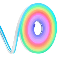 VEVOR LED Neon Rope Light, 16.4 ft, Flexible RGB-IC LED Strip Light, Control with App/Remote, Works with Alexa & Google Assistant, Music Syncing, Custom DIY Neon Flex Lights, for Bedroom Gaming Indoor