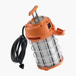 VEVOR LED Temporary Work Light, 150W, 19000 lm, 5000K Durable & Water-Resistant, Linkable up to 6 Units, Ceiling or Stand Job Site Illumination for Construction Sites, Workshops, Indoor & Outdoor Use