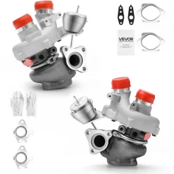VEVOR Left & Right Twin Turbocharger with Wastegate Actuator, Compatible with 2013-2016 Ford F150 F-150 V6 3.5L, 2015-2016 Expedition 3.5L, 2015-2016 Ford Transit 150 250 350 3.5L V6 Ecoboost