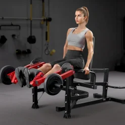 VEVOR Leg Extension and Curl Machine, Seated Leg Rotary Extension for Thigh, Adjustable Lower Body Specialty Exercises Equipment, Heavy Duty Workout Bench for Home Gym, 700 LBS Capacity
