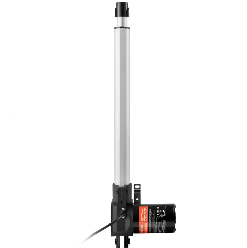 VEVOR Linear Actuator 12V, 14 Inch Heavy Duty 1320lbs/6000N Linear Actuator, 0.19"/s Linear Motion Actuator with Mounting Bracket & IP44 Protection for Electric Door Industrial Machinery Vessels Cargo