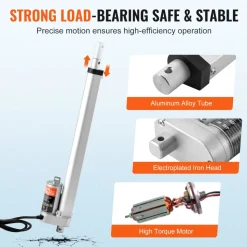 VEVOR Linear Actuator 12V, 12 Inch High Speed 0.55