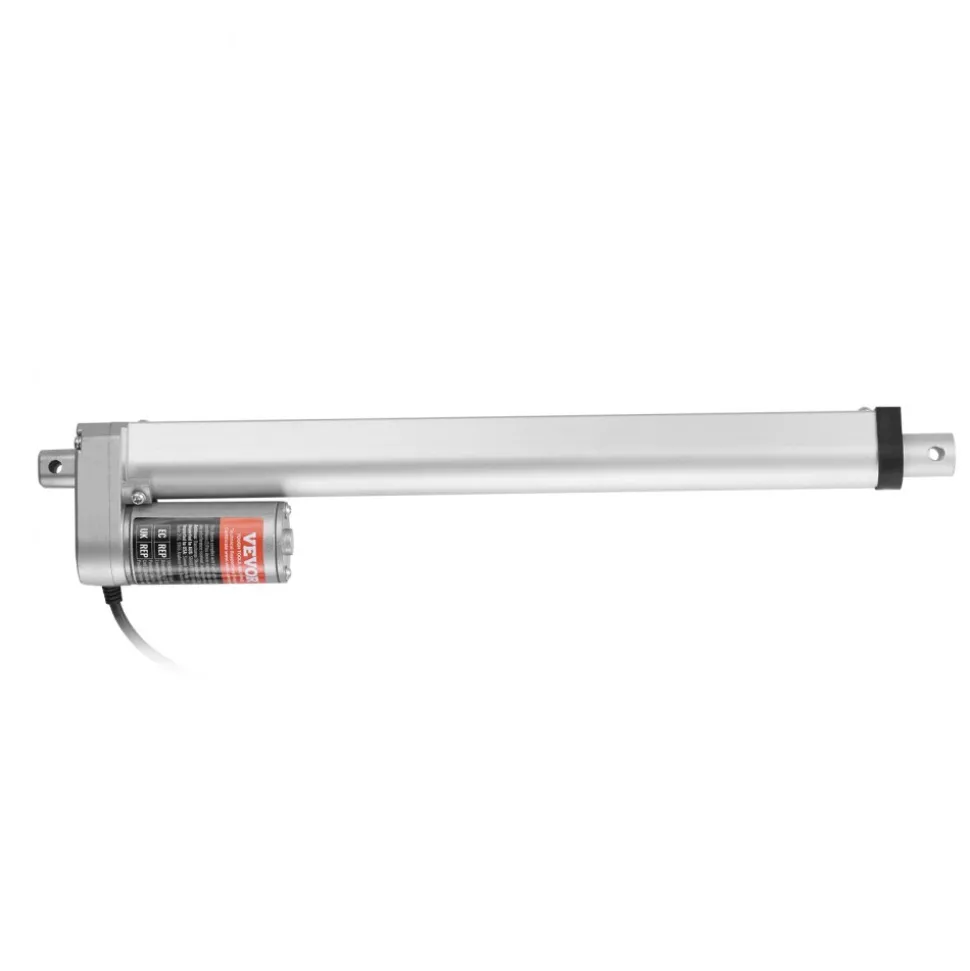 VEVOR Linear Actuator 12V, 12 Inch High Load 330lbs/1500N Linear Actuator, 0.19"/s Linear Motion Actuator with Mounting Bracket and IP54 Protection