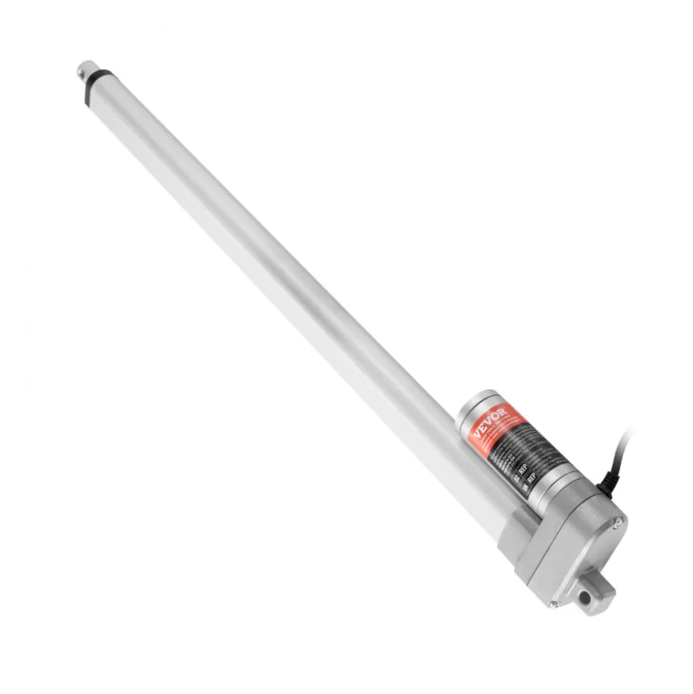 VEVOR Linear Actuator 12V, 20 Inch Waterproof IP65 Linear Actuator, 660lbs/3000N 0.19"/s Linear Motion Actuator with Mounting Bracket for Outdoor Use