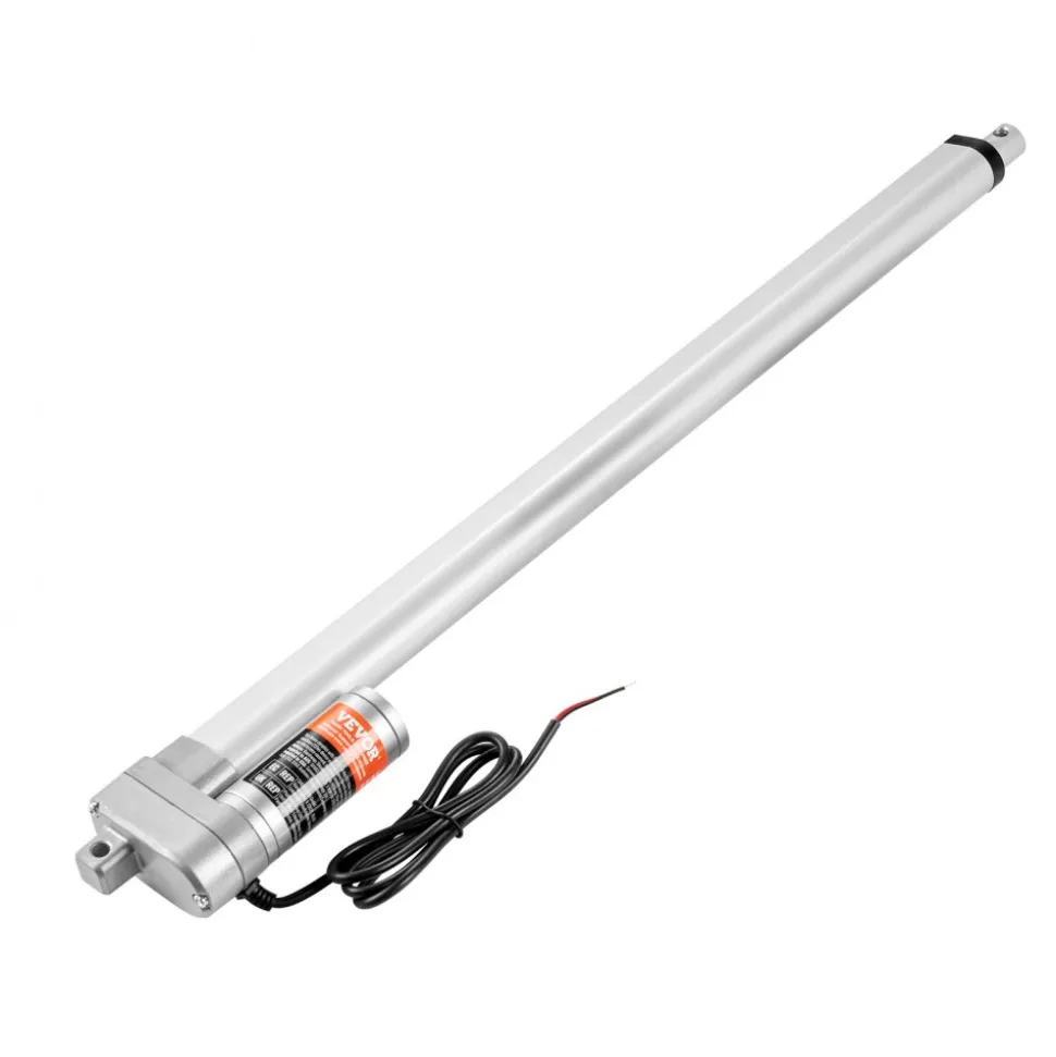 VEVOR Linear Actuator 12V, 20 Inch Waterproof IP65 Linear Actuator, 660lbs/3000N 0.19"/s Linear Motion Actuator with Mounting Bracket for Outdoor Use