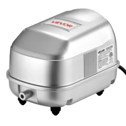 VEVOR Linear Air Pump, 792.52 GPH Air Flow, Septic Aerator Pump, Aeration System for 8 ft Deep Ponds, Fit for Septic Tanks, Aquariums, Waste Treatment, Seafood Restaurants, Fish Farms, Hydroponics