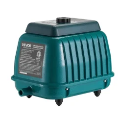VEVOR Linear Air Pump, 2219.04 GPH Air Flow, Septic Aerator Pump, Aeration System for 11 ft Deep Ponds, Fit for Septic Tanks, Aquariums, Waste Treatment, Seafood Restaurants, Fish Farms, Hydroponics