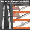 VEVOR Linear Guide Rail Set, SBR12 1000mm, 2 PCS 39.4 in/1000 mm SBR12 Guide Rails and 4 PCS SBR12UU Slide Blocks, Linear Rails and Bearings Kit for Automated Machines DIY Project CNC Router Machines