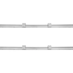 VEVOR Linear Guide Rail Set, SBR16 800mm, 2 PCS 31.5 in/800 mm SBR16 Guide Rails and 4 PCS SBR16UU Slide Blocks, Linear Rails and Bearings Kit for Automated Machines DIY Project CNC Router Machines