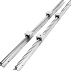 VEVOR Linear Guide Rail Set, SBR16 800mm, 2 PCS 31.5 in/800 mm SBR16 Guide Rails and 4 PCS SBR16UU Slide Blocks, Linear Rails and Bearings Kit for Automated Machines DIY Project CNC Router Machines