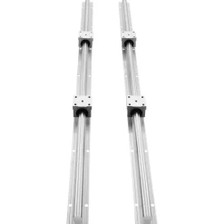 VEVOR Linear Guide Rail Set, SBR16 800mm, 2 PCS 31.5 in/800 mm SBR16 Guide Rails and 4 PCS SBR16UU Slide Blocks, Linear Rails and Bearings Kit for Automated Machines DIY Project CNC Router Machines