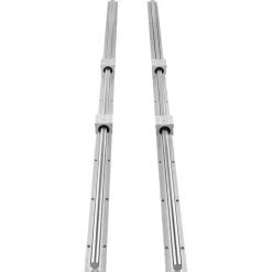 VEVOR Linear Motion Set, SBR20 1500mm, Comes with Two 59 in/1500 mm SBR20 Rails & Four SBR20UU Blocks, Ideal for DIY CNC and Automation Tasks