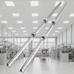VEVOR Linear Motion Set, SBR20 1500mm, Comes with Two 59 in/1500 mm SBR20 Rails & Four SBR20UU Blocks, Ideal for DIY CNC and Automation Tasks