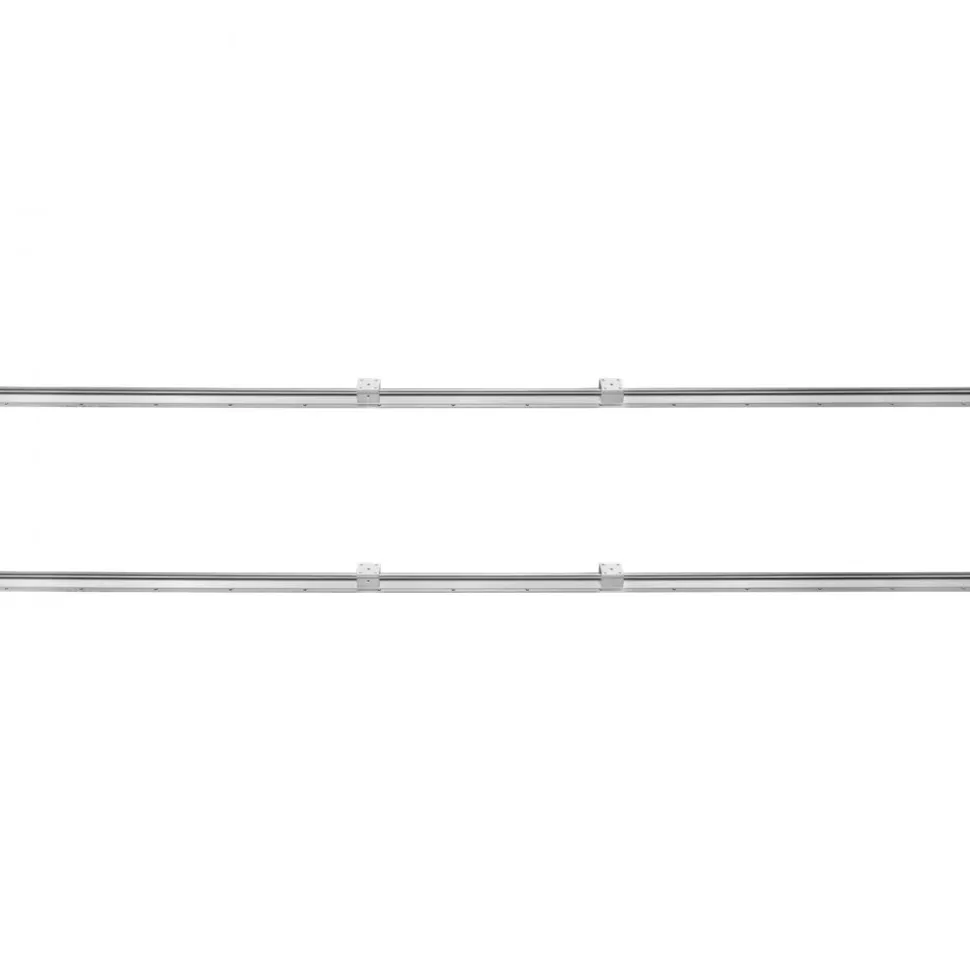 VEVOR Linear Motion Set, SBR20 2200mm, Comes with Two 86.6-inch SBR20 Rails & Four SBR20UU Blocks, Ideal for DIY CNC & Automated Projects