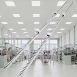 VEVOR Linear Motion Set, SBR20 2200mm, Comes with Two 86.6-inch SBR20 Rails & Four SBR20UU Blocks, Ideal for DIY CNC & Automated Projects