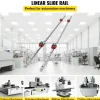 VEVOR Linear Rail HSR15-1500mm? 2pcs Linear Guideway Rail?4X Square Type Carriage Bearing Blocks?Linear Rail Support for 15mm Slotted Bearings