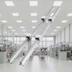 VEVOR Linear Rail Kit, SBR20 800mm, Includes 2 PCS 31.5 in SBR20 Rails & 4 PCS SBR20UU Blocks, Ideal for CNC Machines, Automation Projects, and DIY Crafts