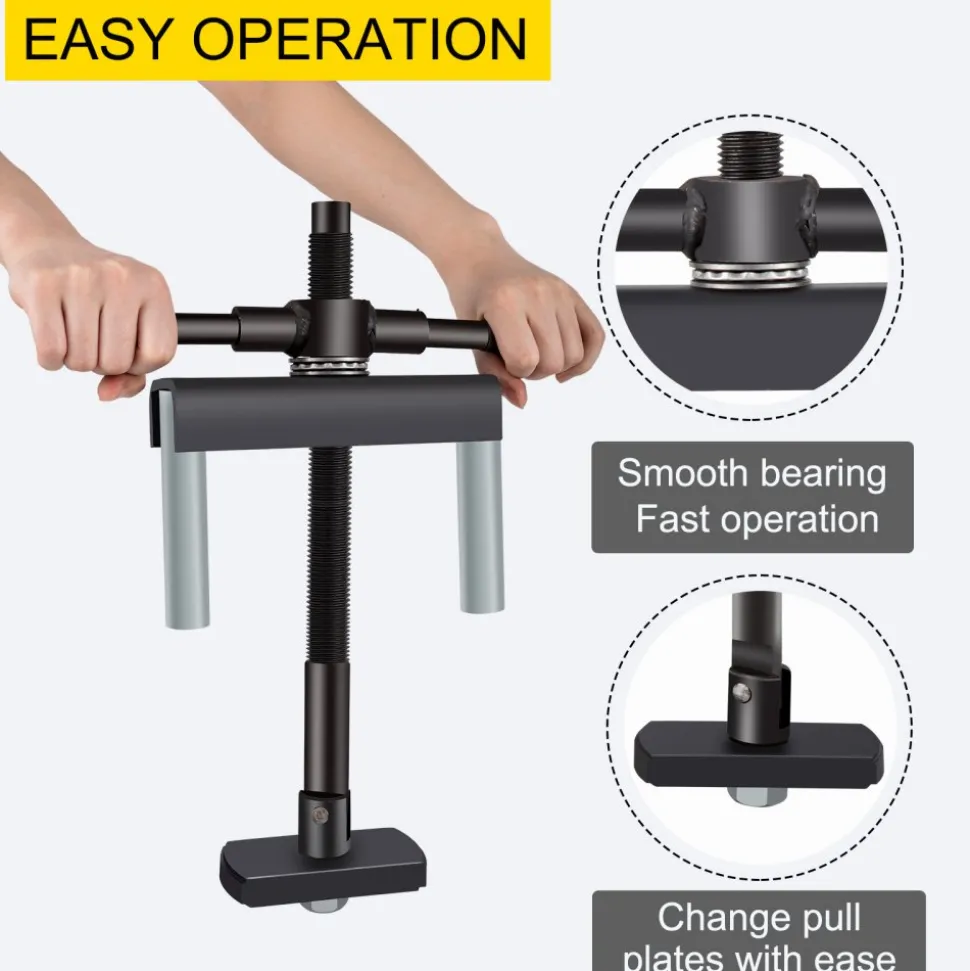 VEVOR Liner Puller Cylinder Liner Puller, Diesel Engines Liner Puller Tool, Both Dry-Type and Wet-Type Fit Diameter of 75 mm-138 mm, Universal Cylinder Liner Puller Tool Set for Auto Repair