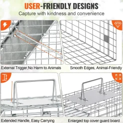 VEVOR Live Animal Cage Trap, 24