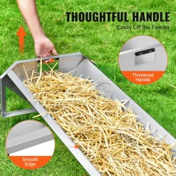 VEVOR Livestock Feeding Trough, 22 Gallon Capacity, 45