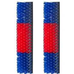 VEVOR Livestock Scratching Brush, 4PCS Goat Scratcher Brush Post with 16 Screws, 16.9